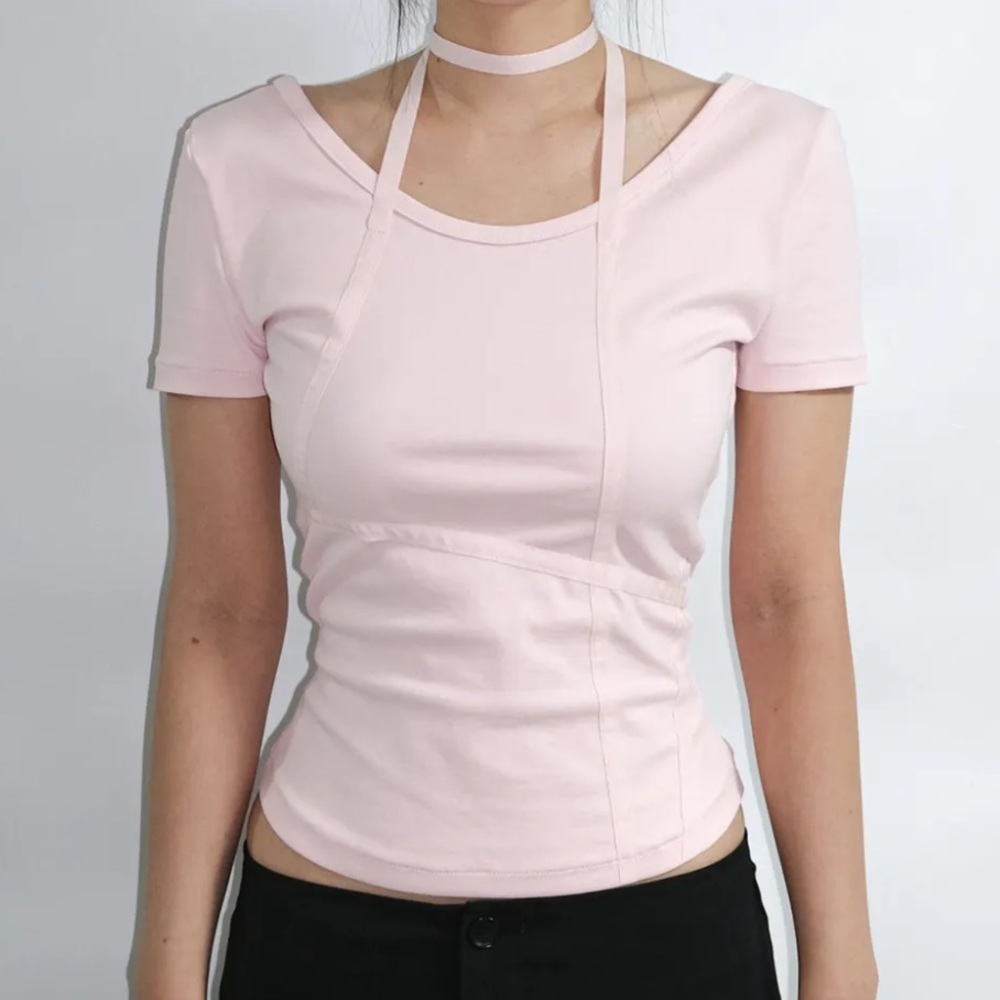 Pink Ballet Tied Top